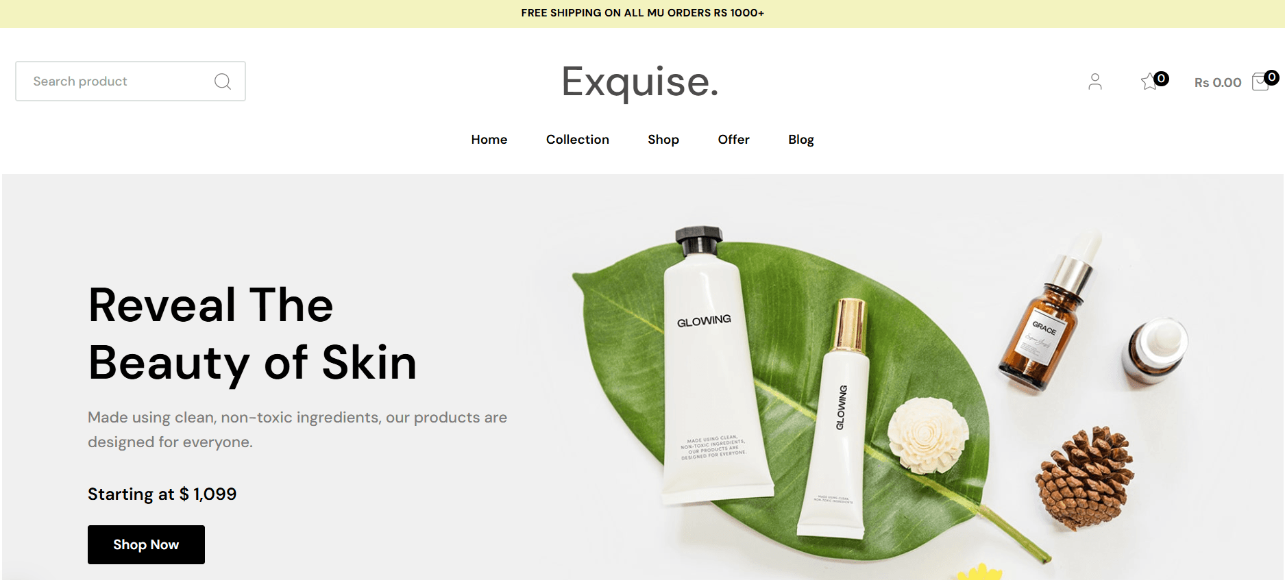 Skin care retailer